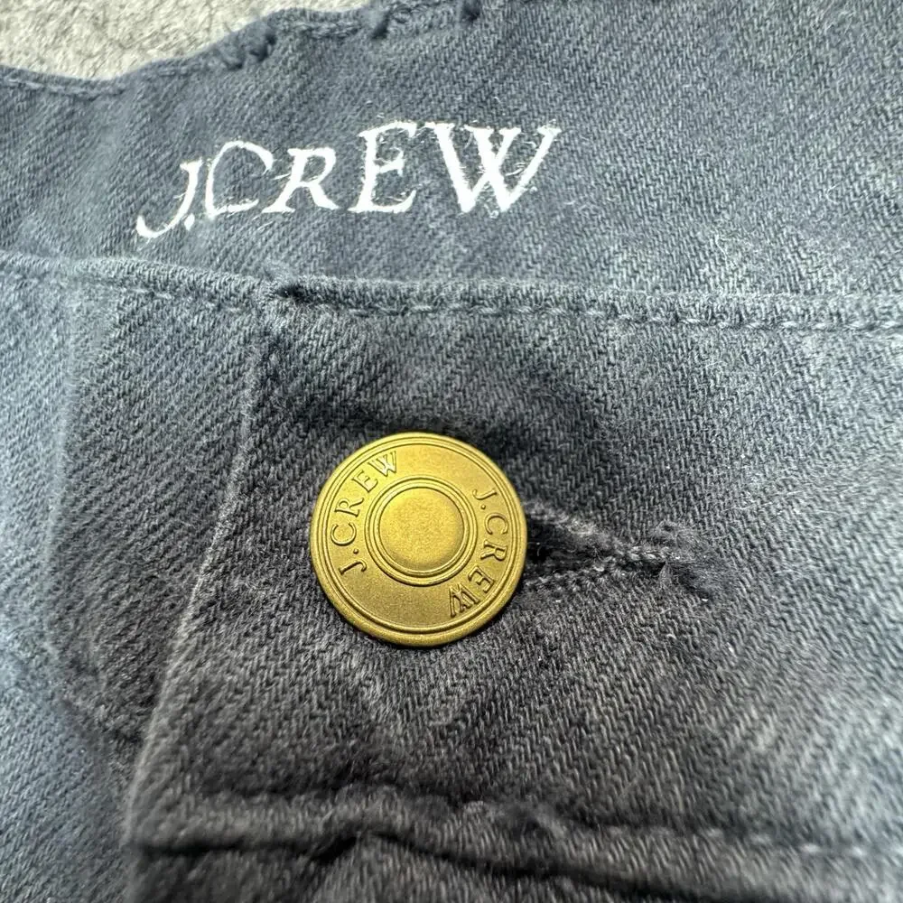 J.Crew Jeans Mens 31x25 Gray Wide Leg Denim Casual Pants Charcoal y2k Baggy